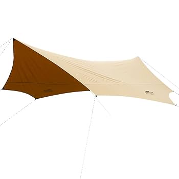 Amazon.co.jp: SoomloomタープAdranus 5.1mX5.1m 焚き火可